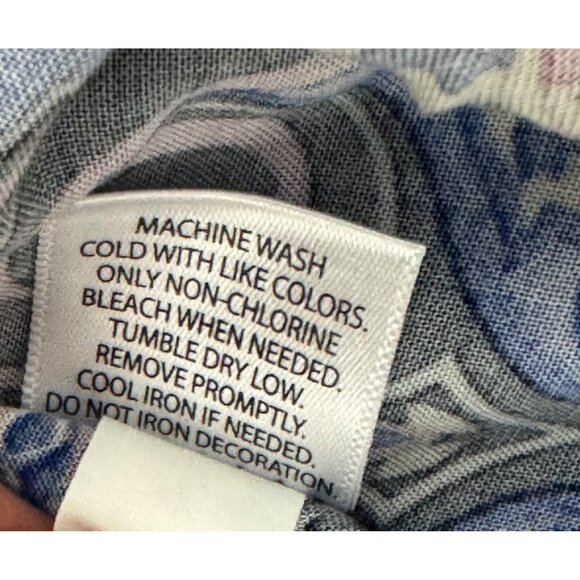 Croft & Barrow Paisley Print Smocked Bodice Midi Maxi Dress Size 2X 20 22 Plus - Picture 6 of 7